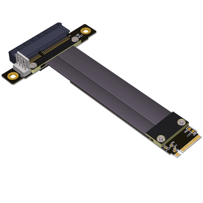 M.2 NVMe SSD Solid State Drive Extension Cable Riser Card Support M2 M Key PCI-E 3.0 x4 4 pcie 4X Full Speed ADT 32G/BPS R44SF 60cm 