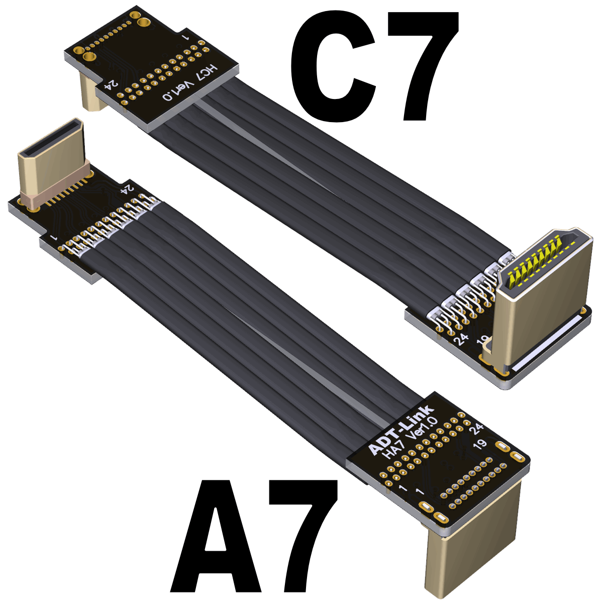 Micro HDMI to HDMI Cable - Flex Series