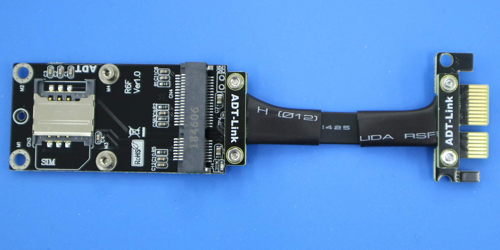 R16 PCIe x1 to mini-PCI-E Extension Cable