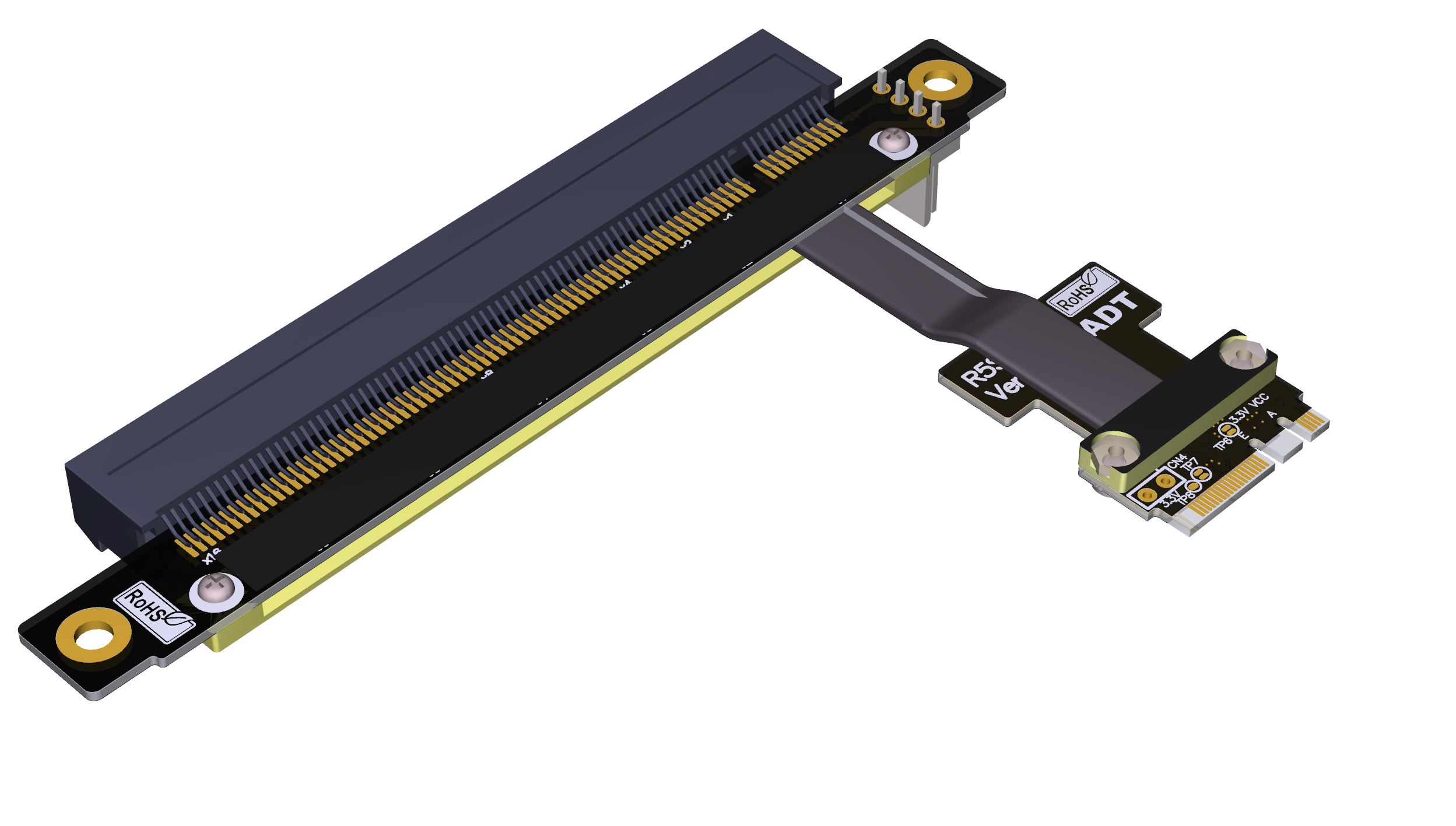 M 2 WiFi To PCIe X16 Extension Cable
