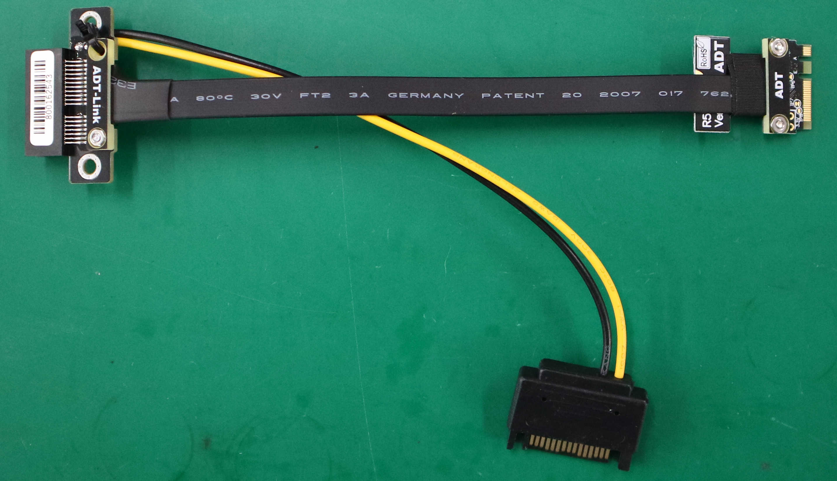 M.2 WiFi to PCIe x1 Extension Cable
