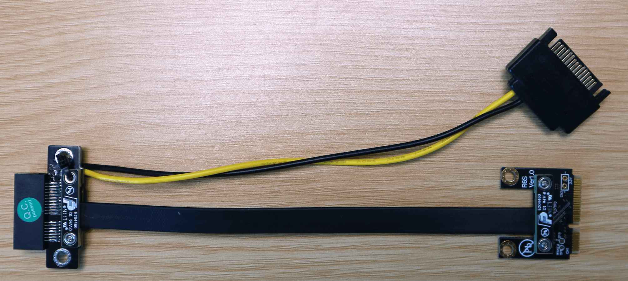 miniPCIe to PCIe x1 Extension Cable