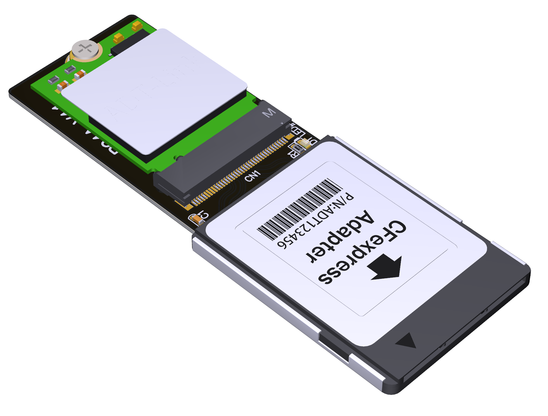 R94A 4.0 CFexpress to M.2 NVMe adapter