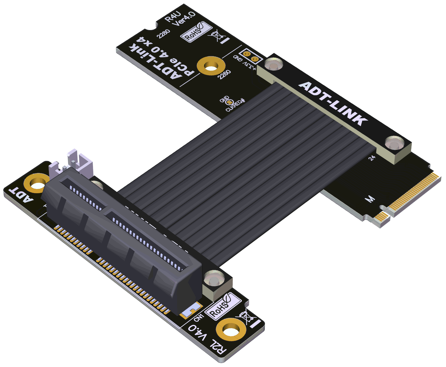 M 2 nvme to pcie x8 extension cable